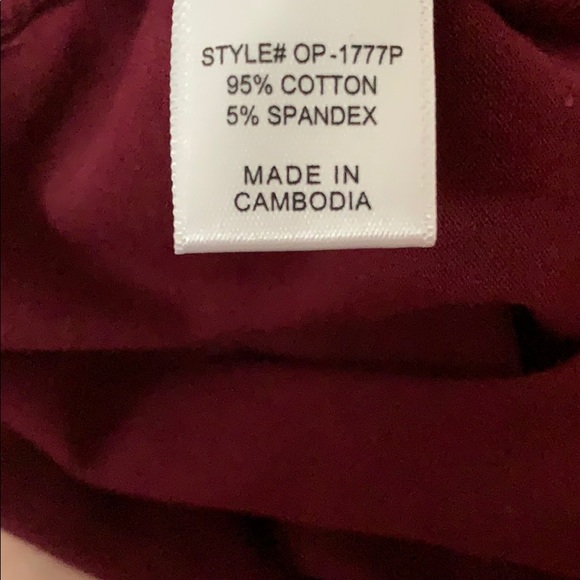 Maroon high waisted short bike shorts - Picture 4 of 5